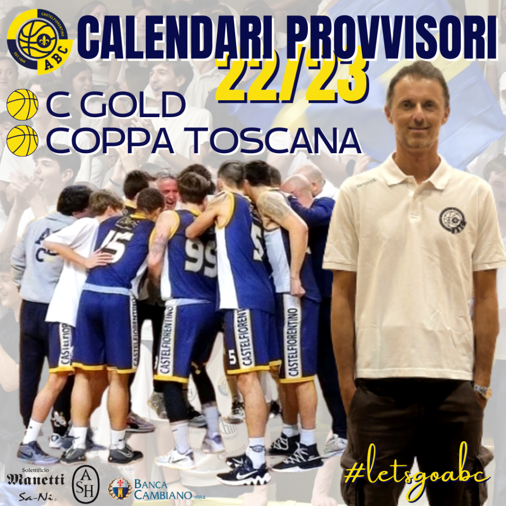 C Gold e Coppa Toscana, ecco i calendari provvisori